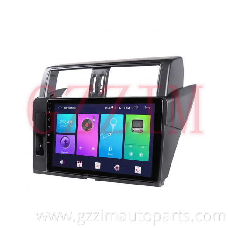 Car Auto Parts Plastic Navigation 12.3'' 1920*720 Android 10 Car DVD Player For FJ150 2014-2017